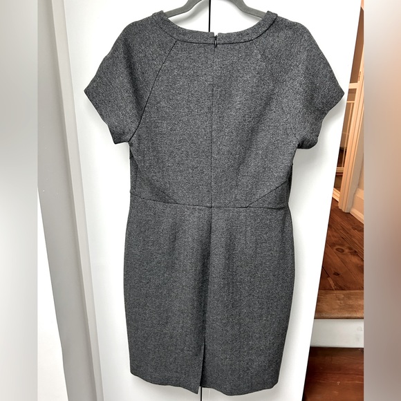 Brooks Brothers herringbone grey dress size 14 - Picture 2 of 5